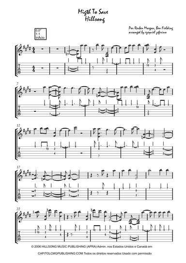 Mighty To Save (arr. by ezequiel)