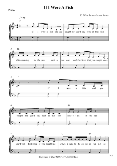 If I Were A Fish (arr. Wesley S. SIlva)
