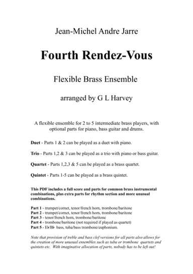 Fourth Rendez Vous (arr. G L Harvey)