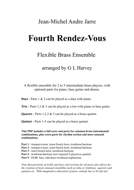 Fourth Rendez Vous (arr. G L Harvey)