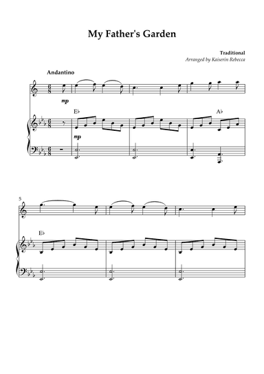 My Father's Garden (arr. Kaiserin Rebecca)