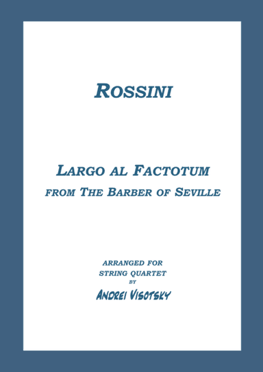 Largo al Factotum (arr. A. Visotsky)