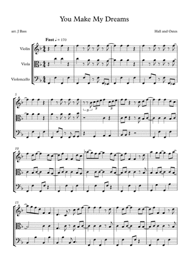 You Make My Dreams (arr. John Bass)