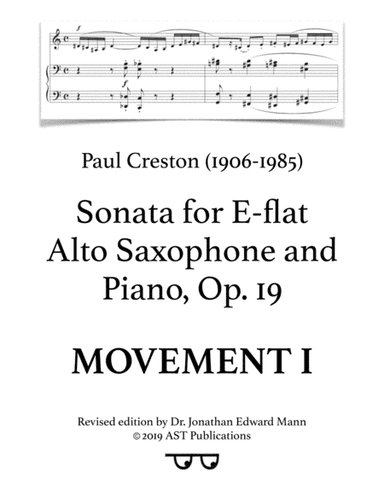 Saxophone Sonata (arr. AST Publications)