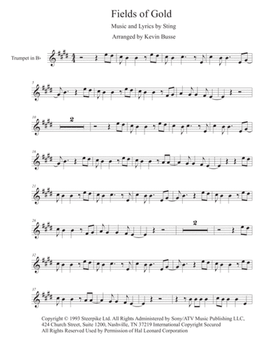 Fields Of Gold (arr. Kevin Busse)