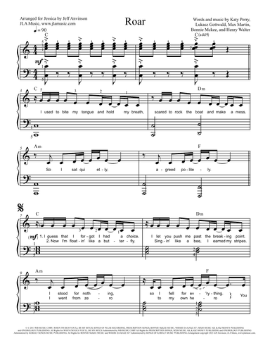 Roar (arr. Jeff Anvinson)