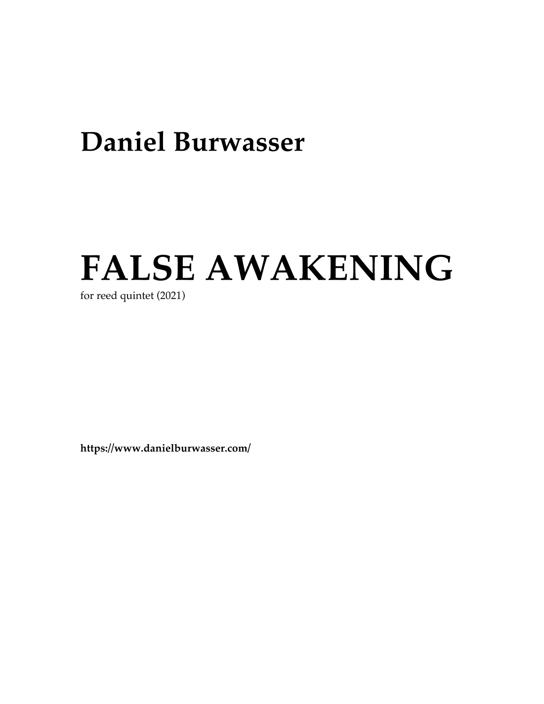 False Awakening