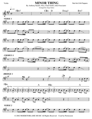 Minor Thing (arr. Jorge Juárez)