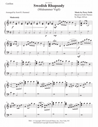 Swedish Rhapsody (arr. Scott R. Hummel)