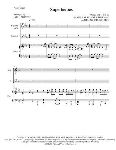 Superheroes (arr. Noah Potterf)