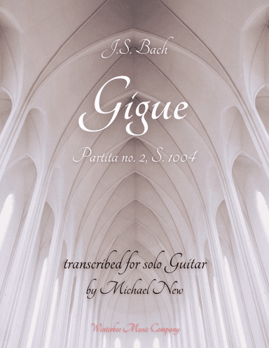 Gigue, Partita no. 2 (1004) (arr. Michael New)