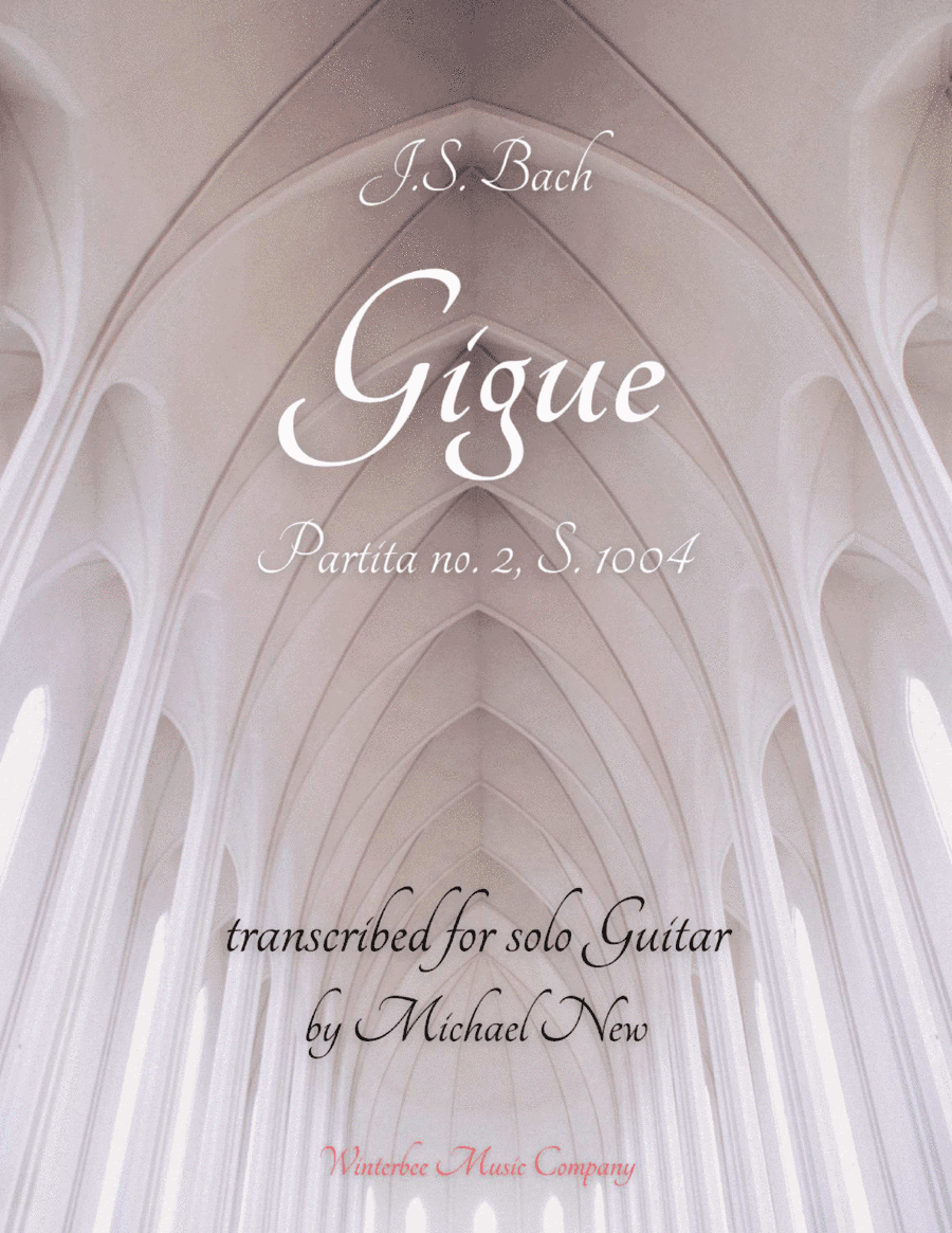 Gigue, Partita no. 2 (1004) (arr. Michael New)