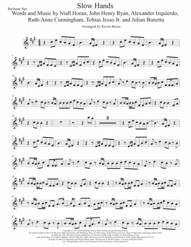Slow Hands (arr. Kevin Busse)