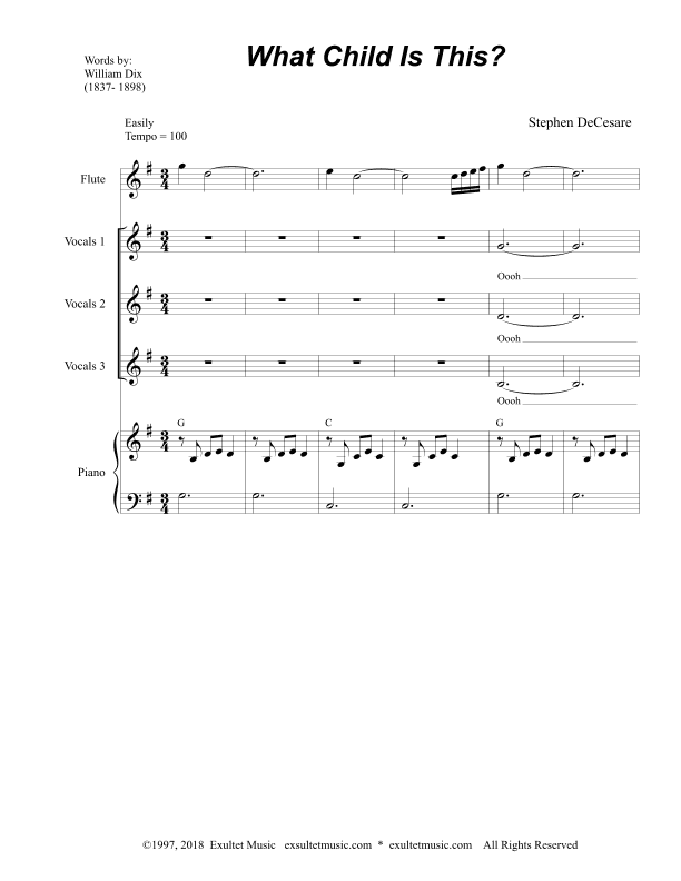 What Child Is This? (3-part children's choir)
