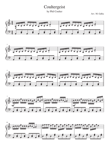 Coultergeist (arr. M. Galka)