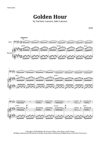 Golden Hour (arr. Langanho)