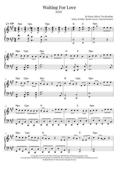 Waiting For Love (arr. Roger da Luz)