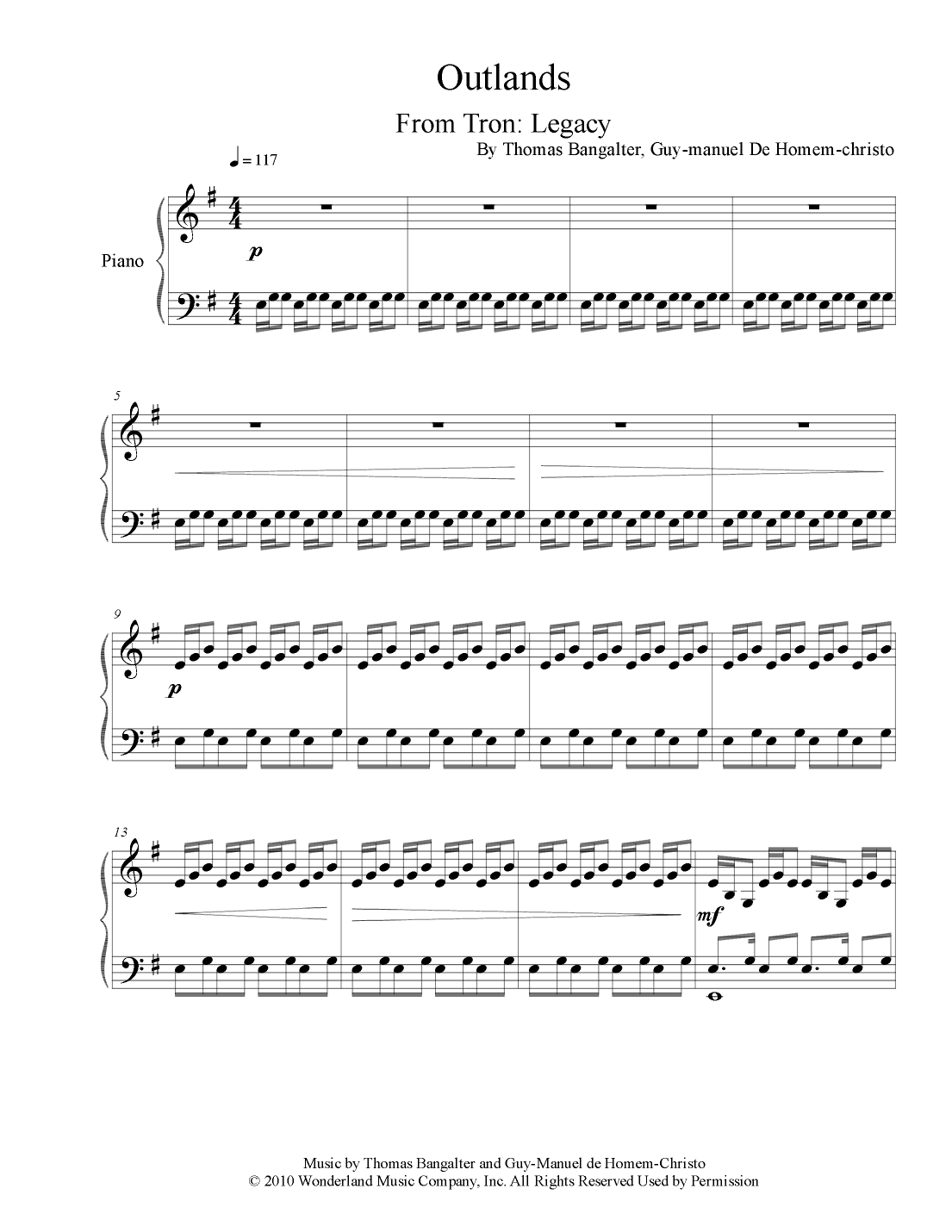 Outlands (arr. Iván Díaz)