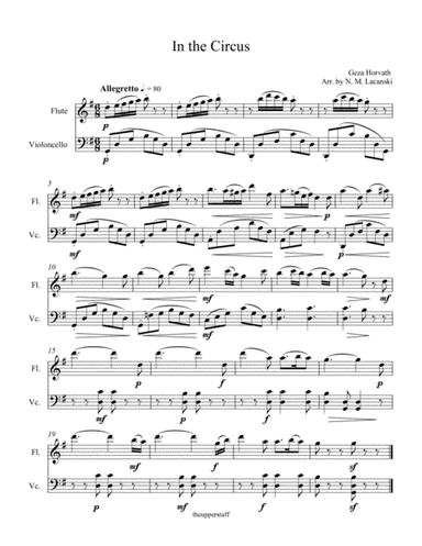 In the Circus (arr. Nick Lacanski)