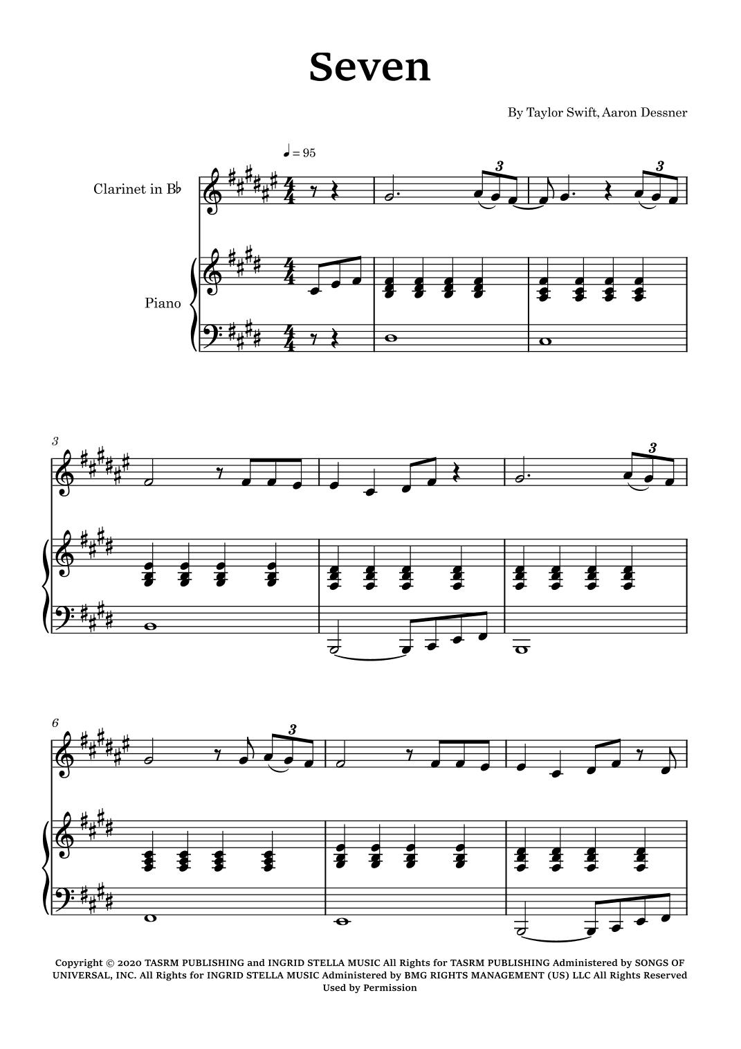 Seven (arr. Glauco Fernandes)