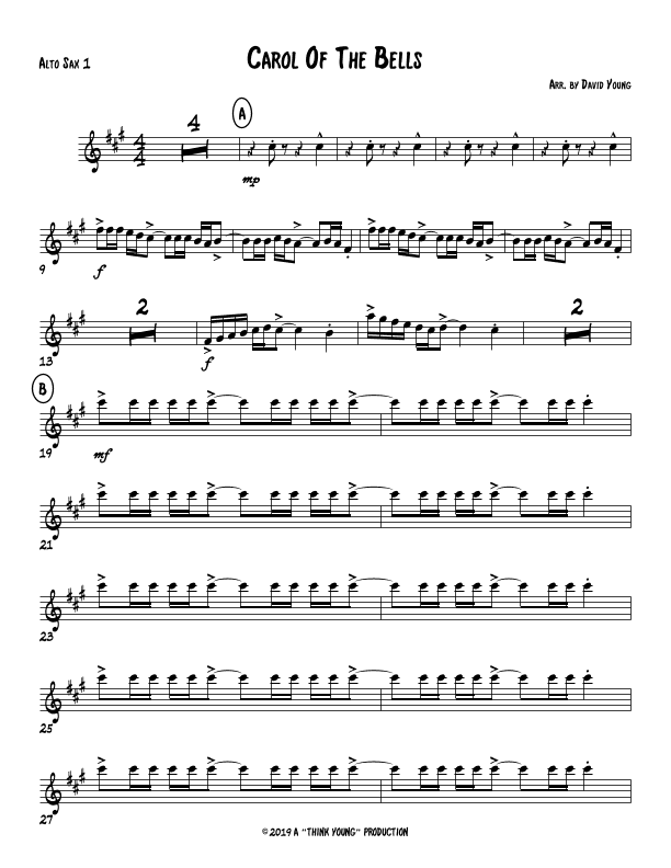 Carol Of The Bells (arr. David W. Young)