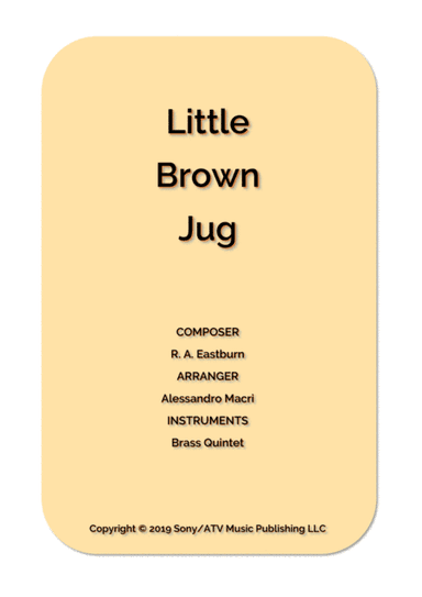 Little Brown Jug (arr. Alessandro Macrì)