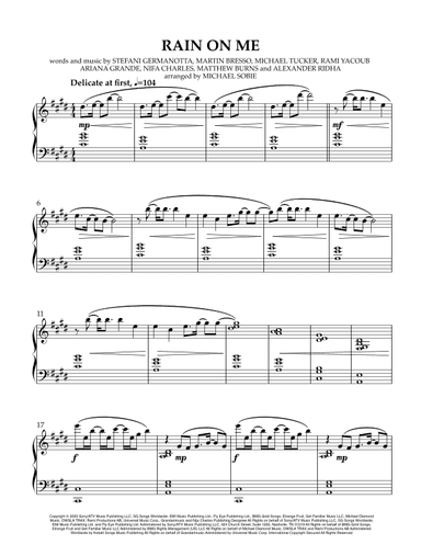 Rain On Me (arr. Michael Sobie)