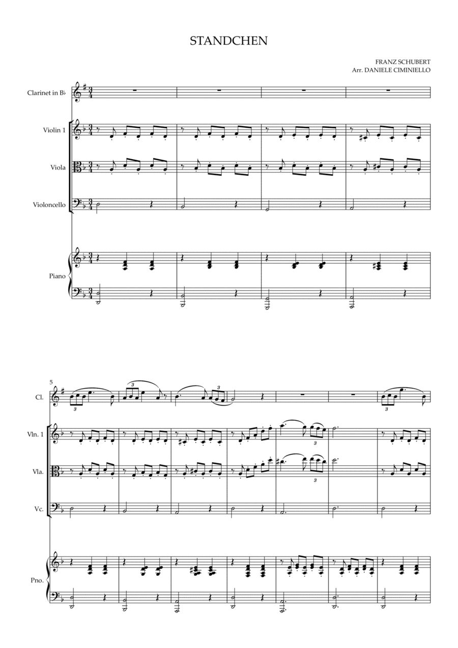 Standchen (arr. Daniele Ciminiello)