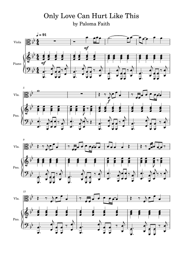 Only Love Can Hurt Like This (arr. Anya Alston)