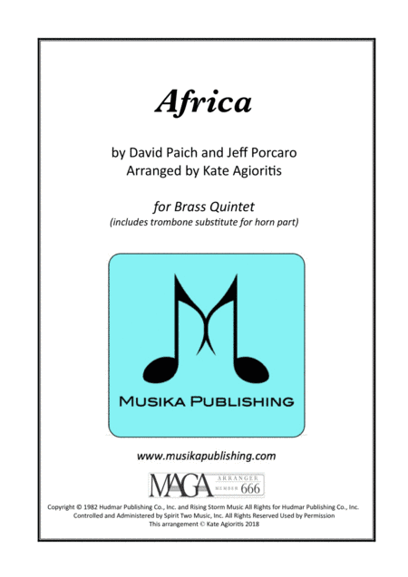 Africa (arr. Kate Agioritis)