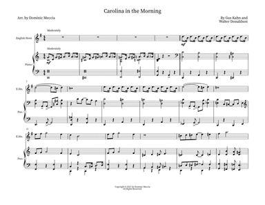 Carolina in the Morning (arr. Dominic Meccia)