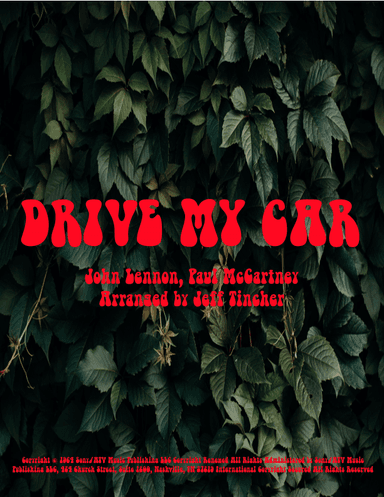 Drive My Car (arr. Jeff Tincher)
