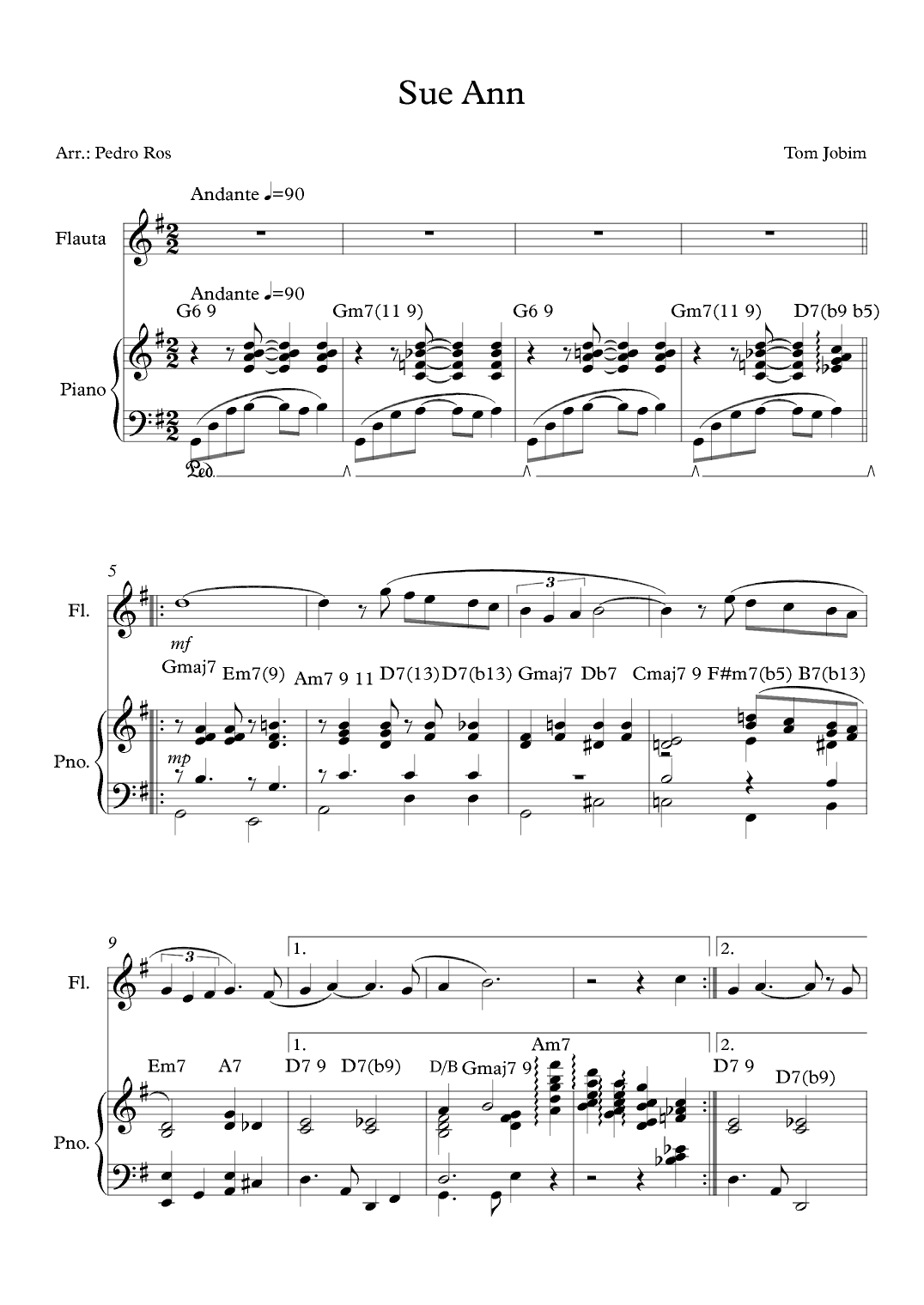 Sue Ann (arr. Pedro Ros)