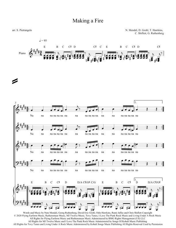 Making A Fire (arr. Scott Pietrangelo)