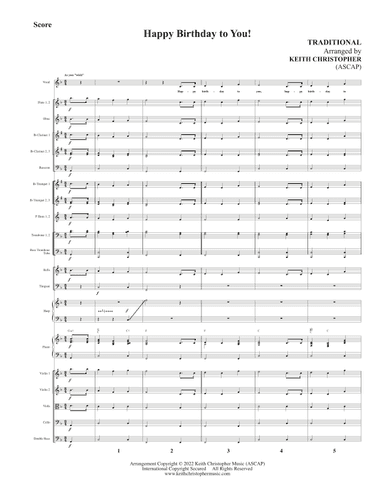 Happy Birthday to You! (arr. Keith Christopher)