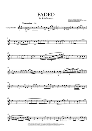Faded (arr. Ellen Macpherson)