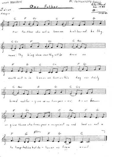 Catholic Mass,  The Our Father