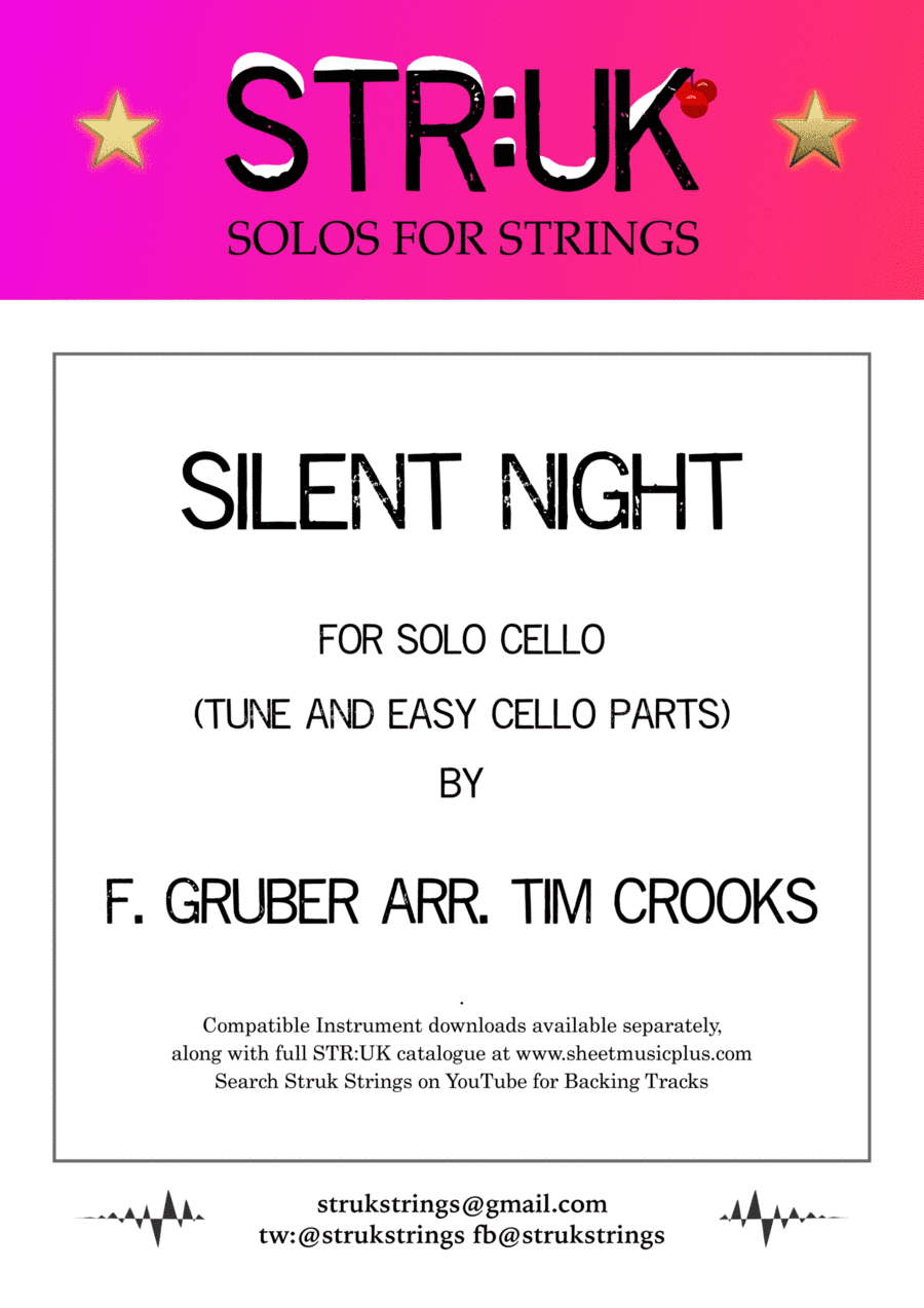 Silent Night (STR:UK Cello Solo) (arr. Tim Crooks)