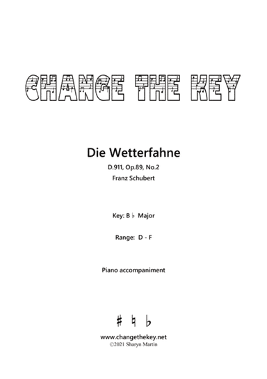 Die Wetterfahne Bb Major (arr. Sharyn Martin)