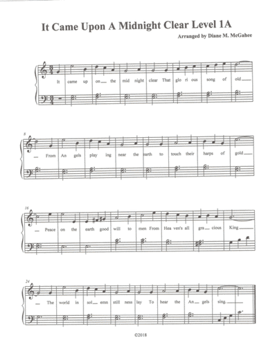 It Came Upon A Midnight Clear (arr. Diane M. McGahee)