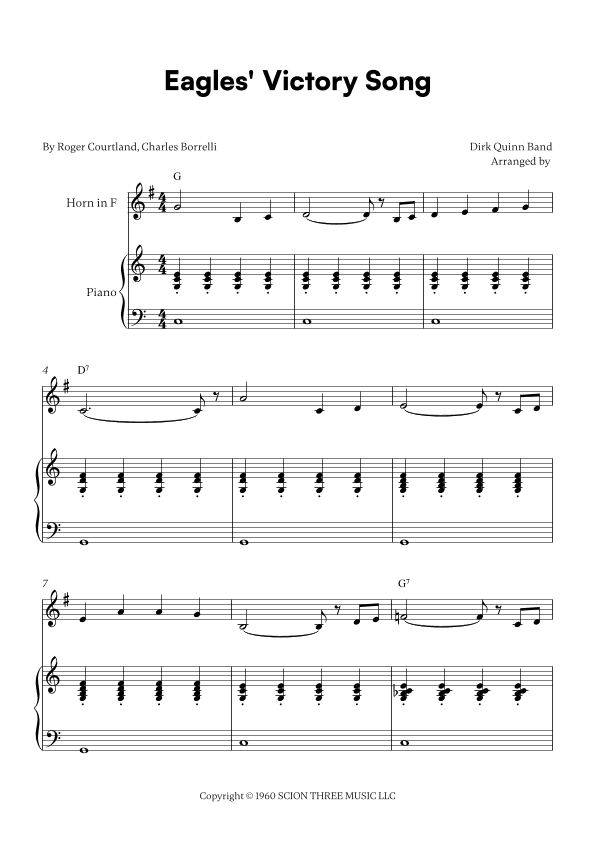 Eagles' Victory Song (arr. Cadenza Editions)