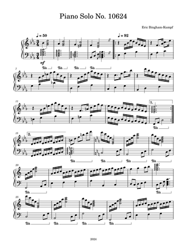 Piano Solo No. 10624