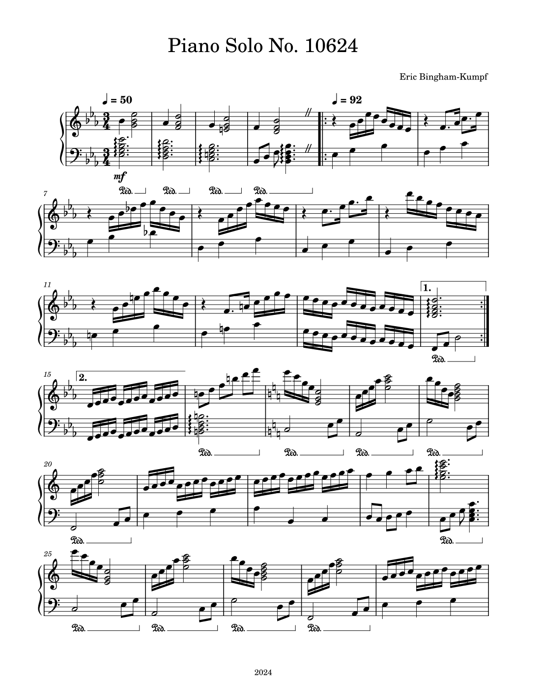Piano Solo No. 10624