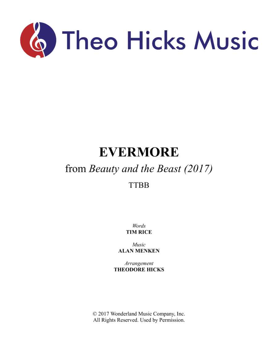 Evermore (arr. Theodore Hicks)