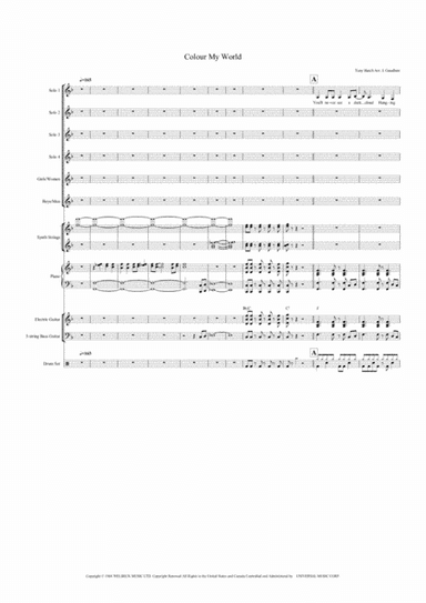 Color My World (arr. L Goodhew)