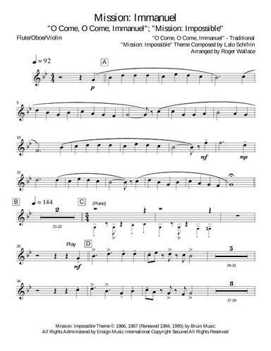 Mission: Impossible Theme (arr. Roger Wallace)