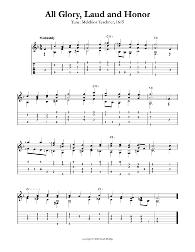 All Glory, Laud and Honor (arr. Mark Phillips)