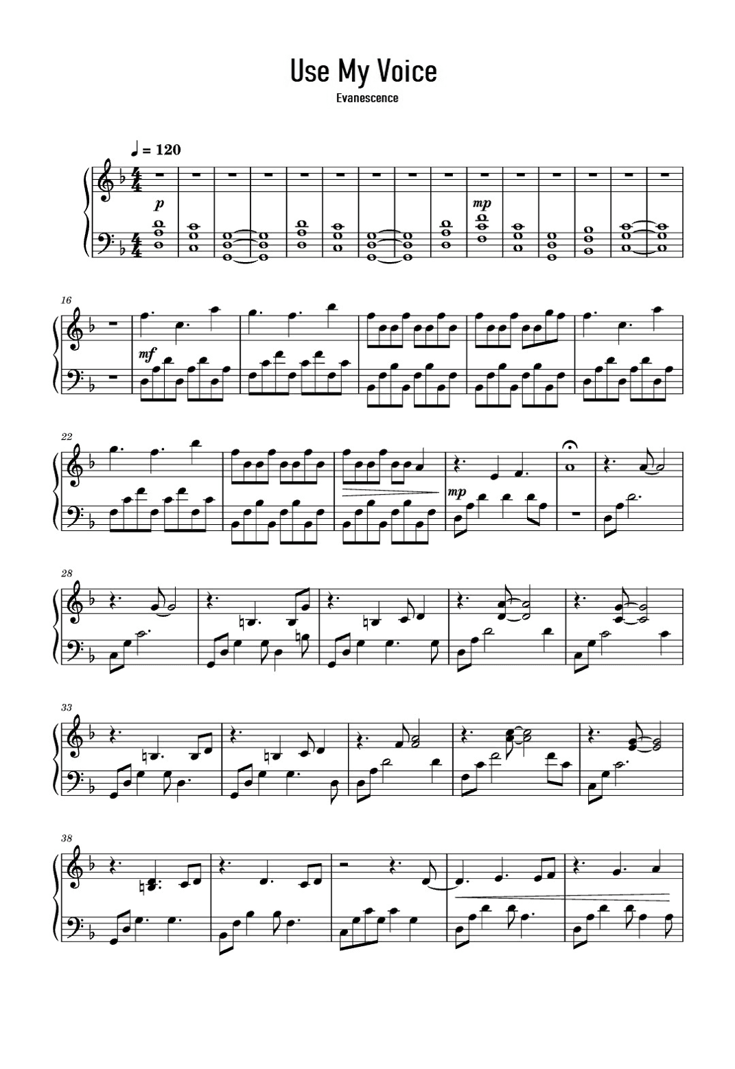 Use My Voice (arr. eduardo)