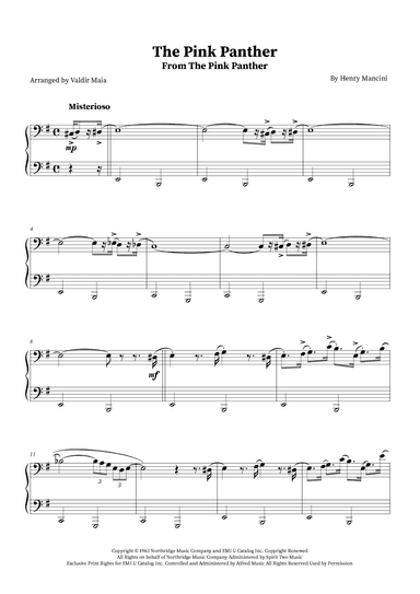 The Pink Panther (arr. Valdir Maia)