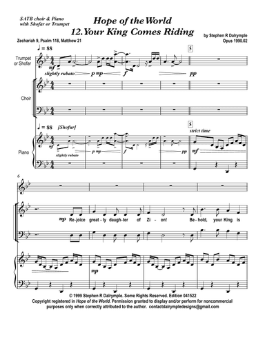 Hope of the World 12: Your King Comes Riding by Stephen R Dalrymple